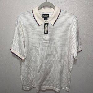 Haley Reserve Slim Fit Multicolored Striped Polo Shirt Size XL